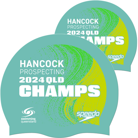 Swimming QLD State Champs - Turquoise Speedo Cap