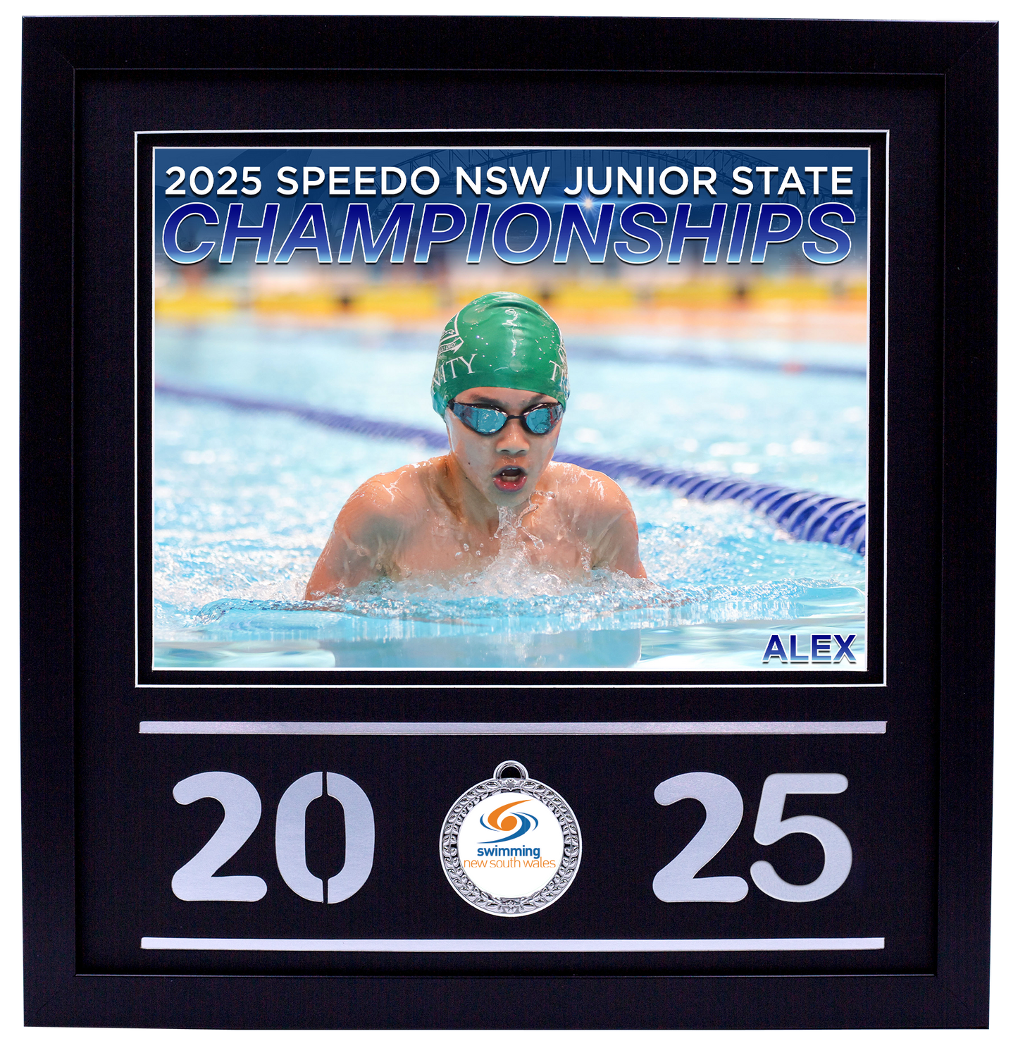 2025 NSW Junior States Black Medal Shots Frame