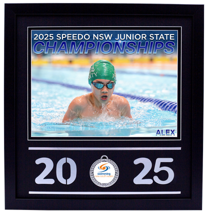 2025 NSW Junior States Black Medal Shots Frame