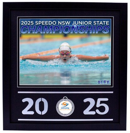 2025 NSW Junior States Black Medal Shots Frame