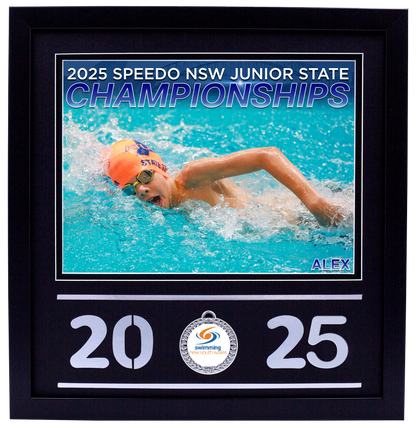 2025 NSW Junior States Black Medal Shots Frame