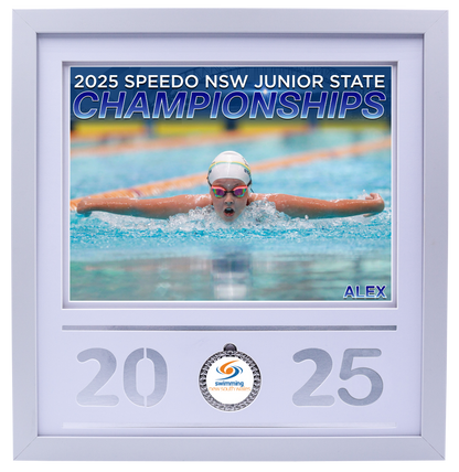 2025 NSW Junior States White Medal Shots Frame