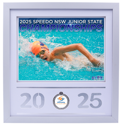 2025 NSW Junior States White Medal Shots Frame