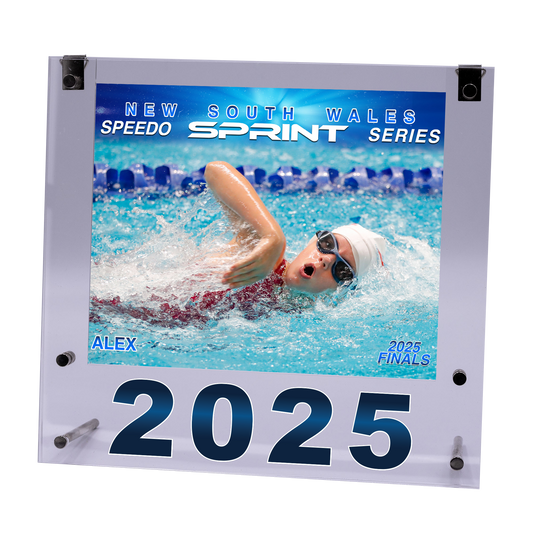 2025 NSW Speedo Sprint Finals Medium Acrylic Frame